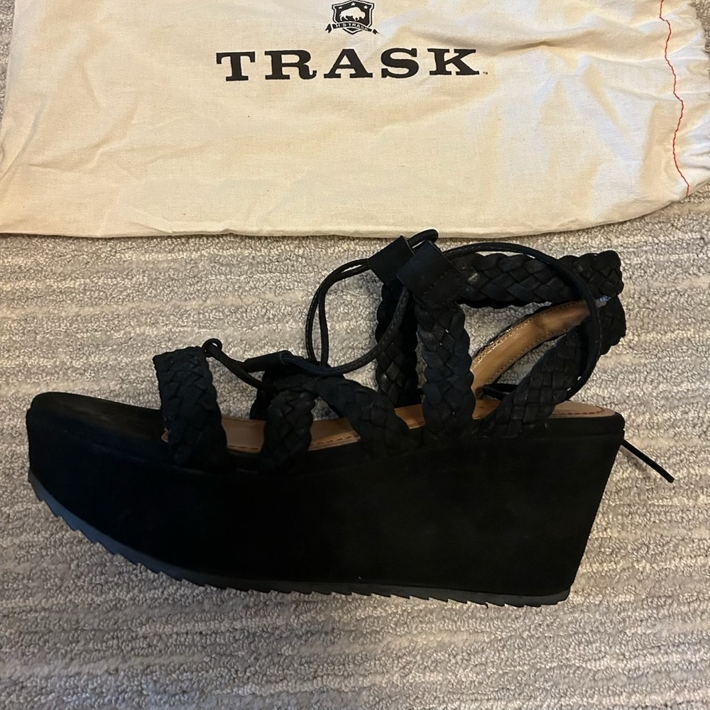 Trask Lace Up Platform Sandals